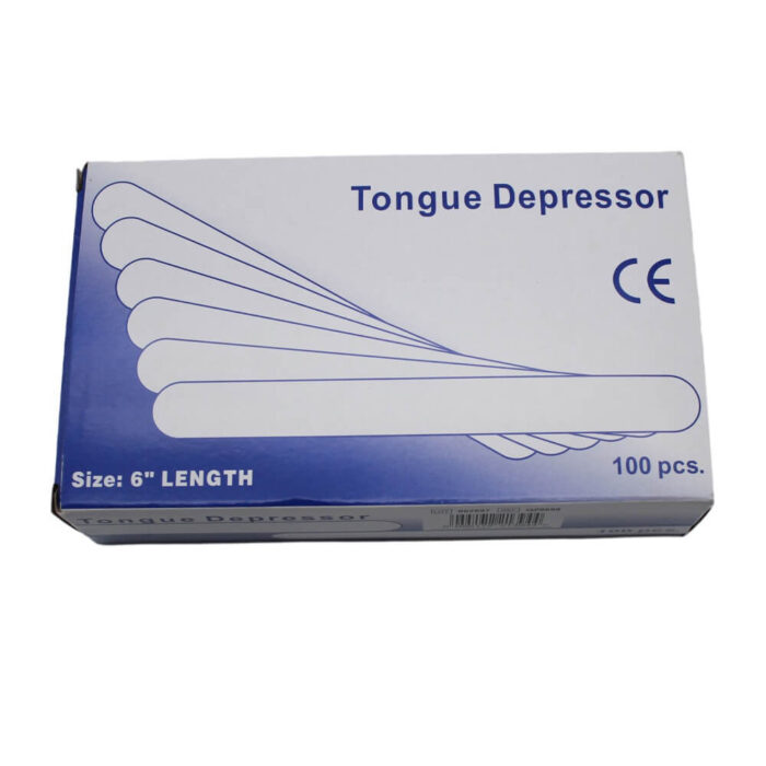 Wooden Tongue Depressor 6" (Box of 100)