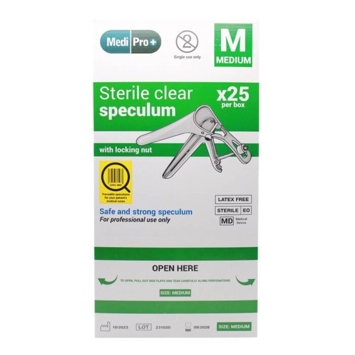 MediPro Vaginal Speculum with Lock - various sizes (Box of 25)