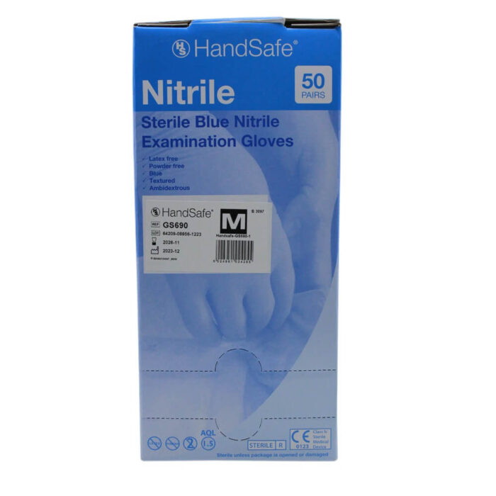 Sterile Nitrile Gloves (Box of 50)