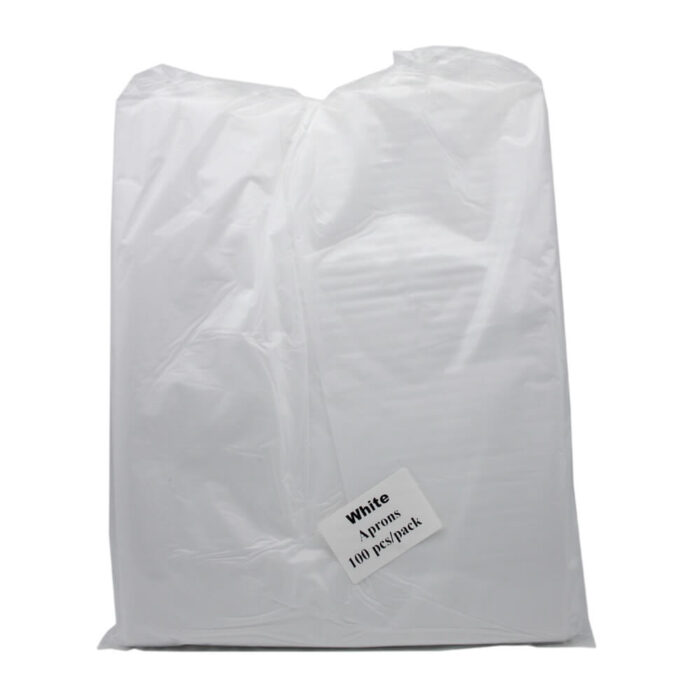 Disposable White Aprons (Pack of 100)