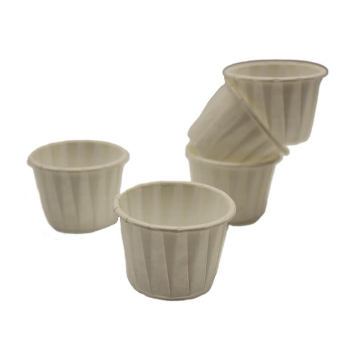 Wax Paper Medicine Pots (Box of 250)