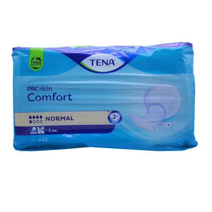 TENA Comfort Normal Continence Pads (Pack of 42)