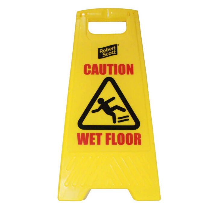 Caution Wet Floor -Sign