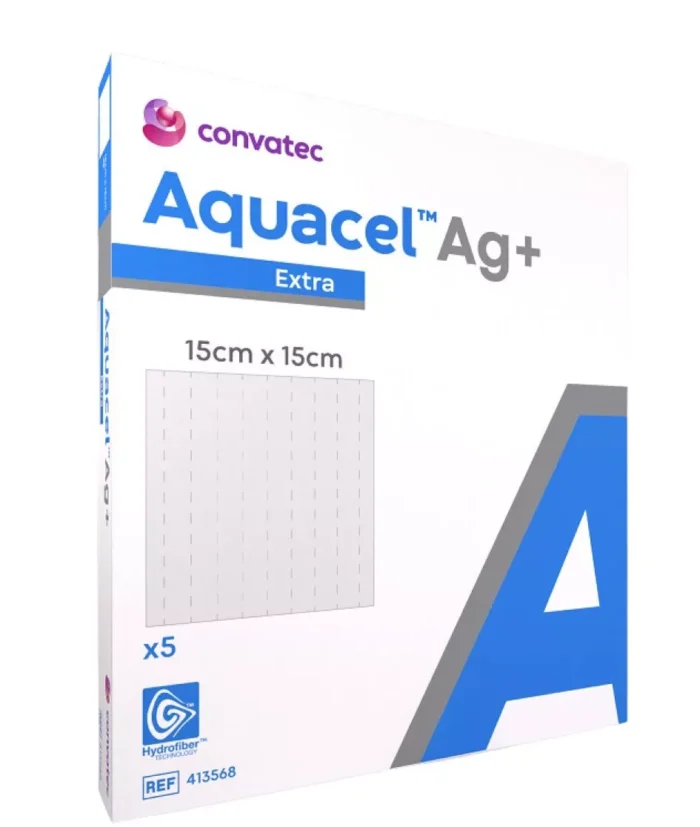 Aquacel Ag+ Extra 15cmx15cm (Pack of 5)